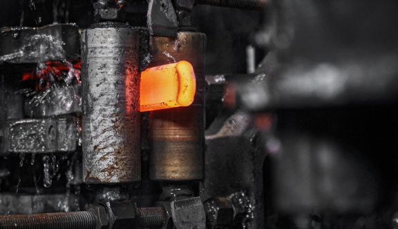 impianto di laminazione a caldo acciaio